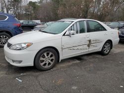 Salvage cars for sale at Austell, GA auction: 2005 Toyota Camry LE