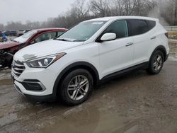 Salvage cars for sale at Ellwood City, PA auction: 2018 Hyundai Santa FE Sport