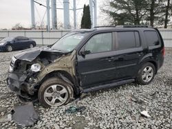 Salvage cars for sale from Copart Windsor, NJ: 2012 Honda Pilot EXL