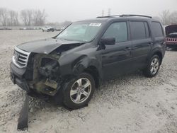 Salvage cars for sale at Barberton, OH auction: 2013 Honda Pilot Exln