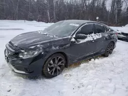 Honda salvage cars for sale: 2019 Honda Civic Sport