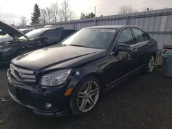 Salvage cars for sale at Bowmanville, ON auction: 2010 Mercedes-Benz C 350 4matic