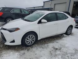 Salvage cars for sale at Wayland, MI auction: 2019 Toyota Corolla L