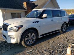 Salvage cars for sale from Copart Cleveland: 2017 Infiniti QX80 Base