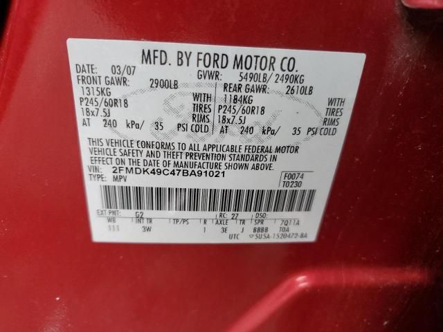 2007 Ford Edge SEL Plus