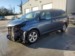 Salvage cars for sale at Savannah, GA auction: 2017 Toyota Sienna LE