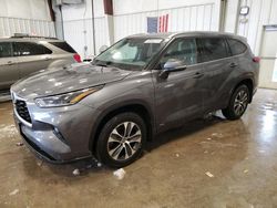 Salvage cars for sale at Franklin, WI auction: 2021 Toyota Highlander Hybrid XLE