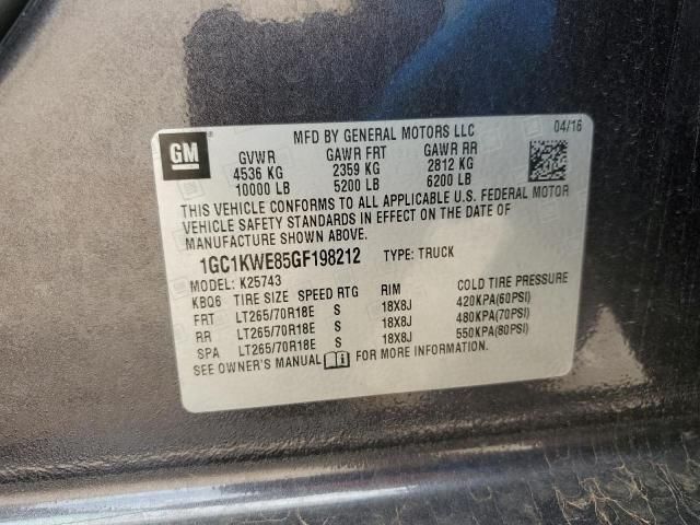 2016 Chevrolet Silverado K2500 Heavy Duty LTZ