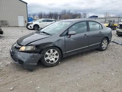 Salvage cars for sale at Lawrenceburg, KY auction: 2009 Honda Civic LX