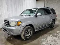 Salvage cars for sale at Leroy, NY auction: 2004 Toyota Sequoia Limited