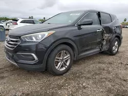 Salvage cars for sale at Mercedes, TX auction: 2018 Hyundai Santa FE Sport