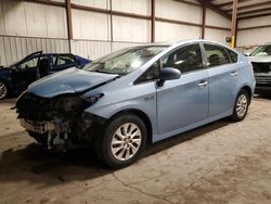 Toyota Prius salvage cars for sale: 2012 Toyota Prius PLUG-IN