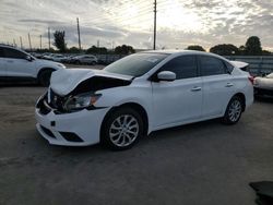 Salvage cars for sale at Miami, FL auction: 2017 Nissan Sentra S