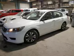 Vehiculos salvage en venta de Copart Eldridge, IA: 2013 Honda Accord LX