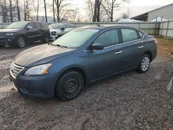 Salvage cars for sale from Copart Central Square, NY: 2015 Nissan Sentra S