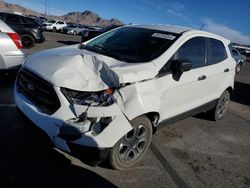 Ford Ecosport Vehiculos salvage en venta: 2018 Ford Ecosport S