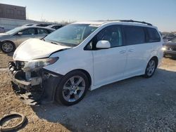 Salvage cars for sale at Kansas City, KS auction: 2013 Toyota Sienna Sport