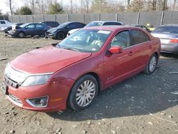 Ford Fusion Hybrid salvage cars for sale: 2012 Ford Fusion Hybrid