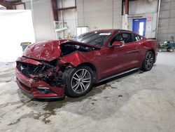 Salvage cars for sale at North Billerica, MA auction: 2016 Ford Mustang