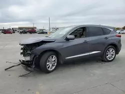 Salvage cars for sale at Grand Prairie, TX auction: 2019 Acura RDX