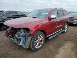 Salvage cars for sale at Elgin, IL auction: 2014 Dodge Durango Citadel