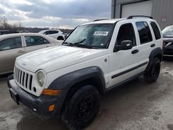 Salvage cars for sale at Cahokia Heights, IL auction: 2007 Jeep Liberty Sport