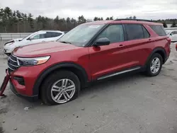 Salvage cars for sale at Windham, ME auction: 2021 Ford Explorer XLT