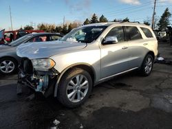 Dodge Durango Crew salvage cars for sale: 2011 Dodge Durango Crew