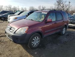 Vehiculos salvage en venta de Copart Baltimore, MD: 2006 Honda CR-V EX