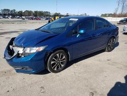 Vehiculos salvage en venta de Copart Dunn, NC: 2013 Honda Civic EX