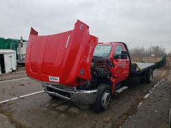 Salvage trucks for sale at Woodhaven, MI auction: 2020 Chevrolet Silverado Medium Duty