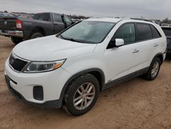 Salvage cars for sale at Oklahoma City, OK auction: 2015 KIA Sorento LX