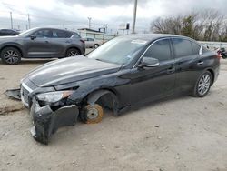 Salvage cars for sale at Oklahoma City, OK auction: 2015 Infiniti Q50 Base