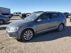 Salvage cars for sale at Amarillo, TX auction: 2016 Volkswagen Golf Sportwagen S