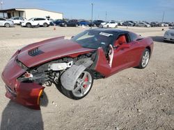 Chevrolet Corvette salvage cars for sale: 2014 Chevrolet Corvette Stingray 2LT