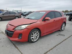 Salvage cars for sale at Grand Prairie, TX auction: 2012 Mazda 3 S