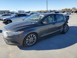 Ford Fusion se Hybrid salvage cars for sale: 2017 Ford Fusion SE Hybrid