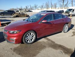 Salvage cars for sale at Bridgeton, MO auction: 2017 Chevrolet Malibu LT