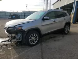 Salvage cars for sale at Chicago Heights, IL auction: 2019 Jeep Cherokee Latitude Plus