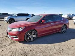 Salvage cars for sale from Copart Amarillo, TX: 2017 Honda Accord Sport Special Edition