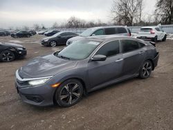 Salvage cars for sale from Copart Ontario Auction, ON: 2016 Honda Civic Touring