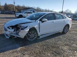 Salvage cars for sale at York Haven, PA auction: 2017 Ford Fusion SE