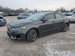 Salvage cars for sale from Copart Central Square, NY: 2020 Ford Fusion SEL