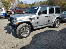 Salvage cars for sale at Austell, GA auction: 2019 Jeep Wrangler Unlimited Sahara