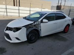 Salvage cars for sale at Sun Valley, CA auction: 2015 Toyota Corolla L