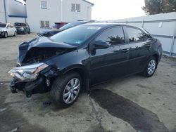 Salvage cars for sale at Windsor, NJ auction: 2016 Toyota Corolla L