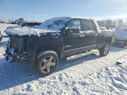 Salvage trucks for sale at Wayland, MI auction: 2015 Chevrolet Silverado K2500 High Country