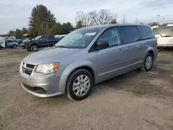 Salvage cars for sale from Copart Finksburg, MD: 2017 Dodge Grand Caravan SE