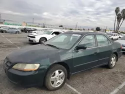 Salvage cars for sale from Copart Van Nuys, CA: 1998 Honda Accord EX