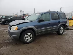 Salvage cars for sale from Copart Chicago Heights, IL: 2001 Mazda Tribute LX